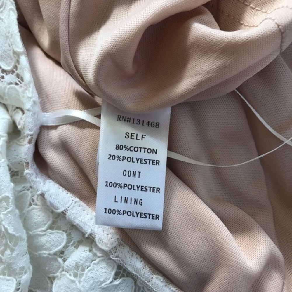 NWT VICI To Be‎ Loved dress Tiered Lace Halter size L - Picture 6 of 12
